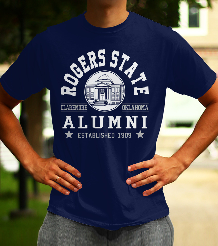 Rogers State Alumni Claremore Oklahoma Established 1909 T-Shirt
