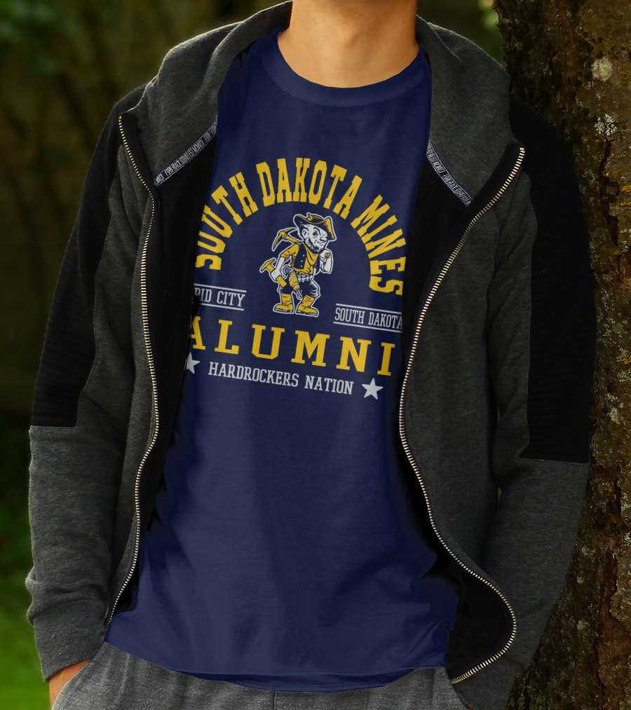 South Dakota Mines Rapid City Hardrockers Nation Alumni T-Shirt