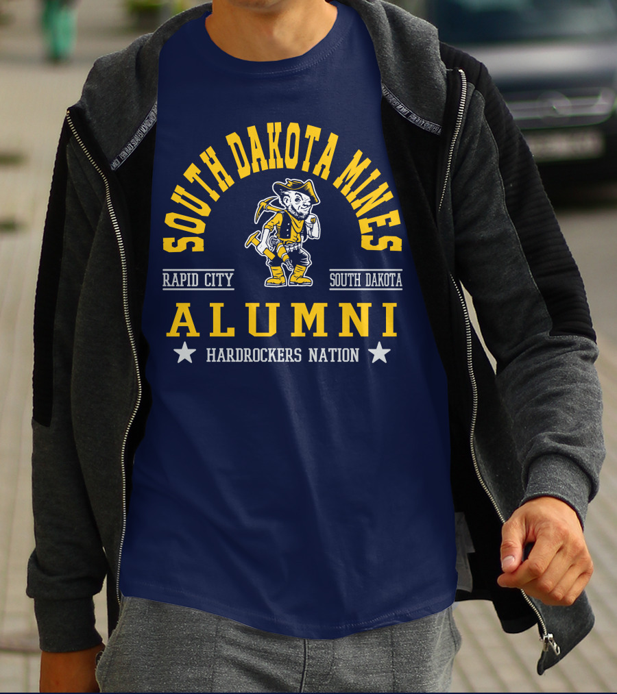 South Dakota Mines Rapid City Hardrockers Nation Alumni T-Shirt