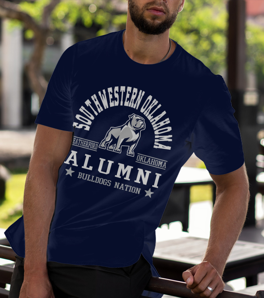 Southwestern Oklahoma Weatherford Bulldogs Alumni Nation T-Shirt