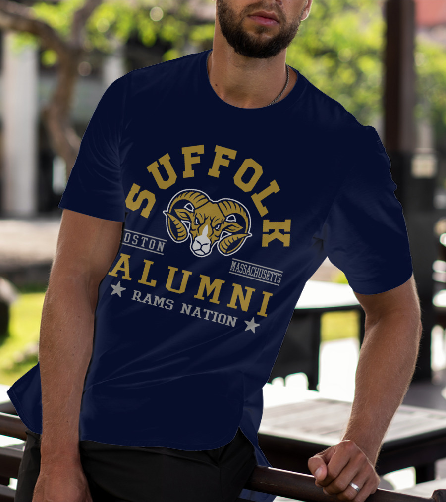 Suffolk Alumni Rams Nation Boston Massachusetts T-Shirt