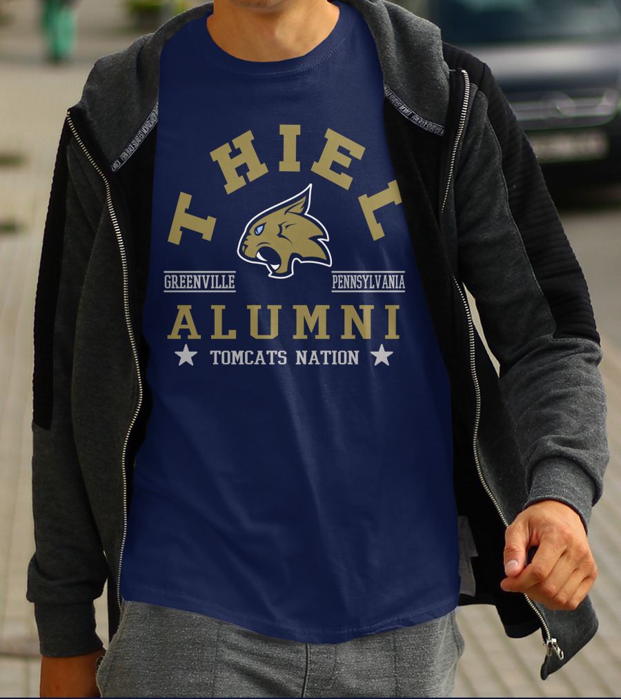 Thiel Alumni Tomcats Nation Greenville Pennsylvania T-Shirt
