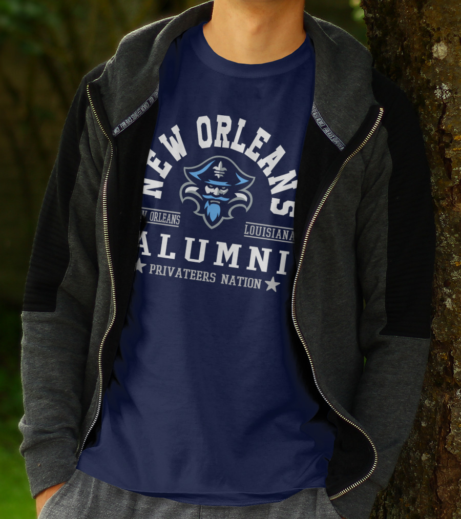 New Orleans Louisiana Alumni Privateers Nation T-Shirt
