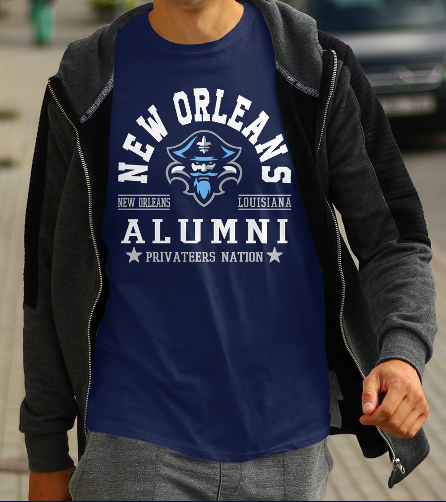 New Orleans Louisiana Alumni Privateers Nation T-Shirt