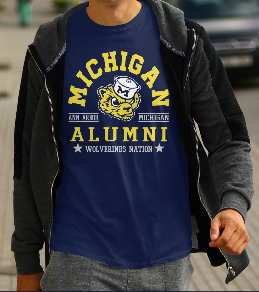 Michigan Alumni Wolverines Nation Ann Arbor Michigan T-Shirt