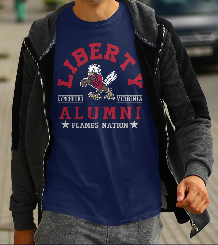 Liberty University Alumni Flames Nation Lynchburg Virginia T-Shirt
