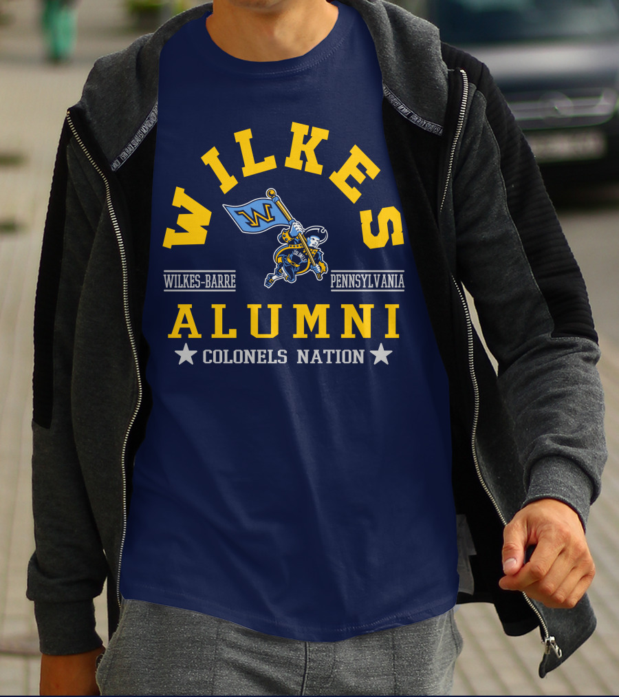 Wilkes Alumni Wilkes-Barre Pennsylvania Colonels Nation T-Shirt