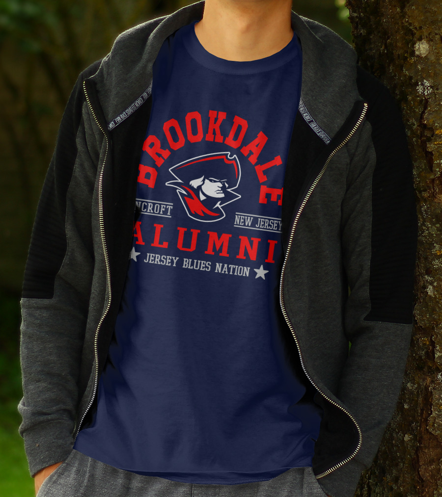 Brookdale Alumni Lincroft New Jersey Jersey Blues Nation T-Shirt