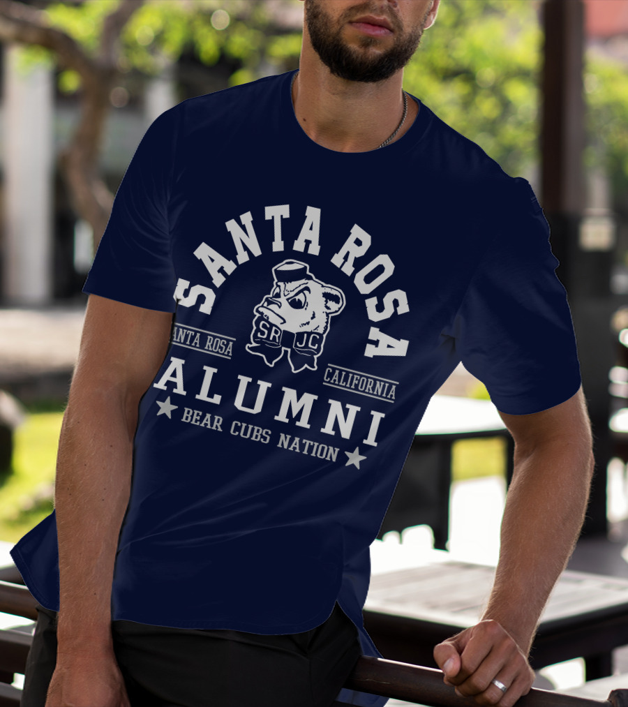 Santa Rosa Bear Cubs SRJC Alumni California Nation T-Shirt