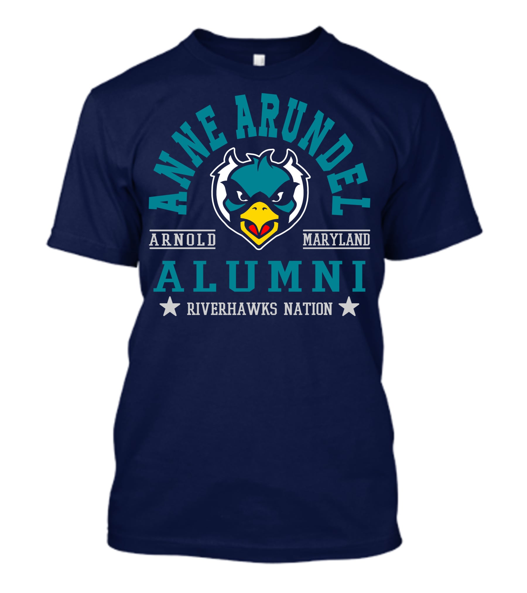 Anne Arundel Alumni Arnold Maryland Riverhawks Nation T-Shirt