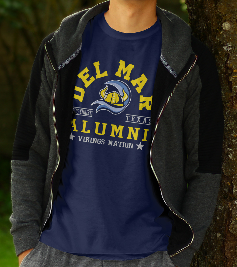 Del Mar College Corpus Christi Texas Alumni Vikings Nation T-Shirt