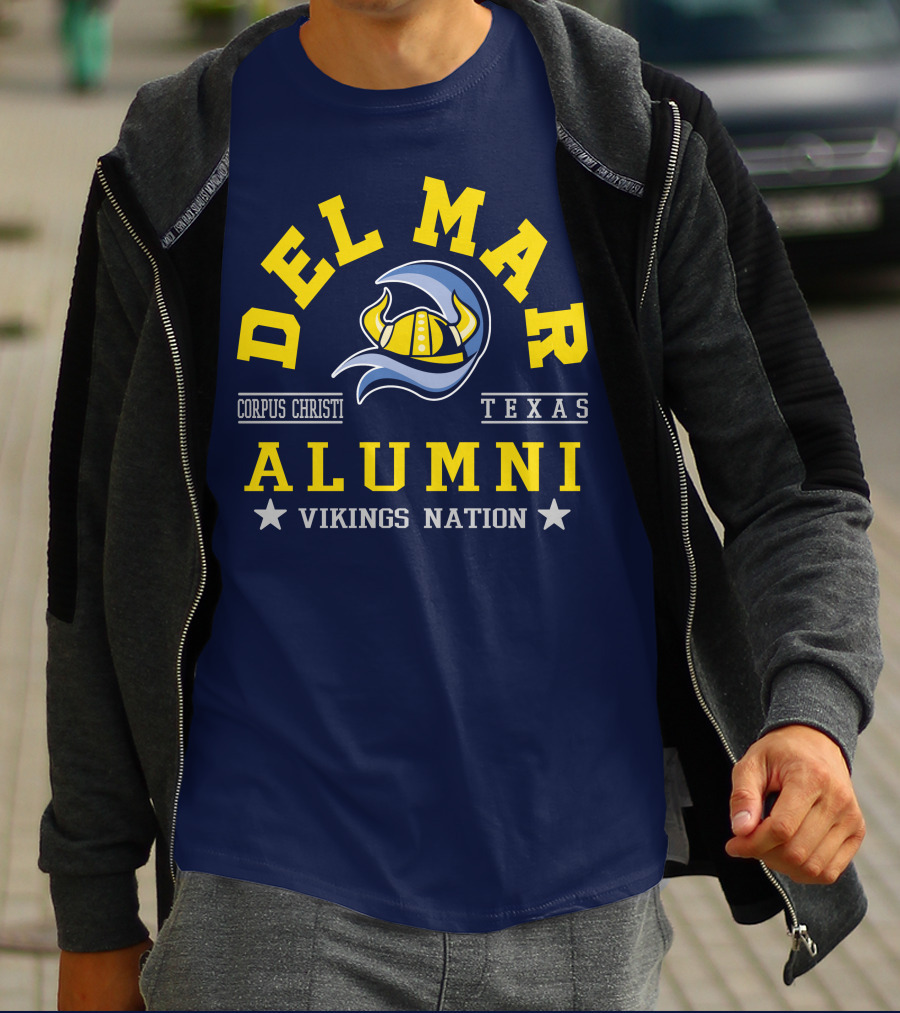 Del Mar College Corpus Christi Texas Alumni Vikings Nation T-Shirt