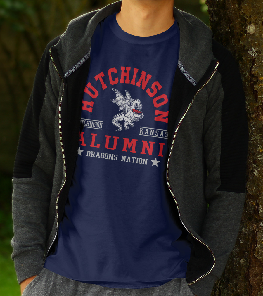 Hutchinson Kansas Alumni Dragons Nation T-Shirt