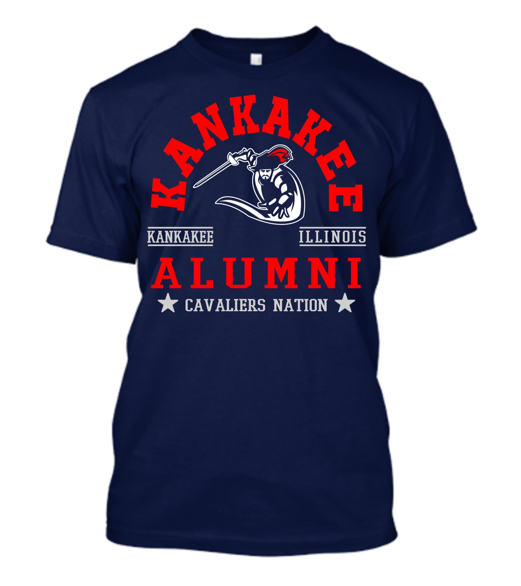 Kankakee Illinois Alumni Cavaliers Nation T-Shirt