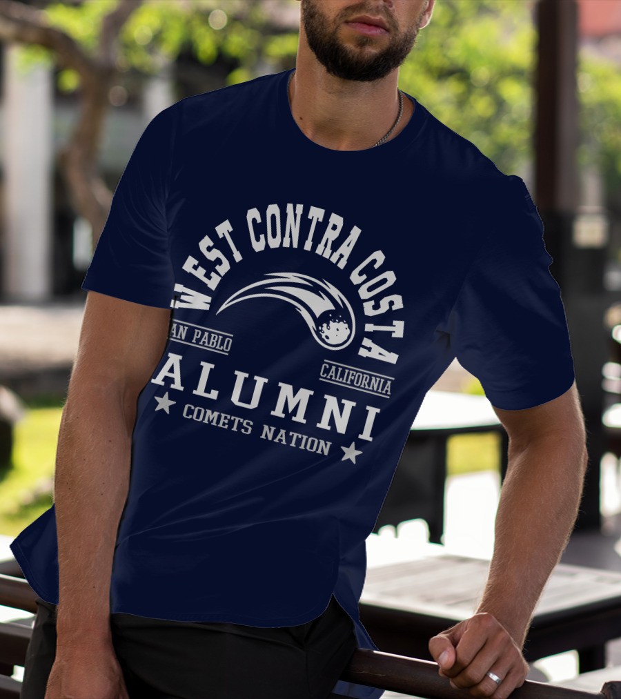 West Contra Costa San Pablo California Alumni Comets Nation T-Shirt