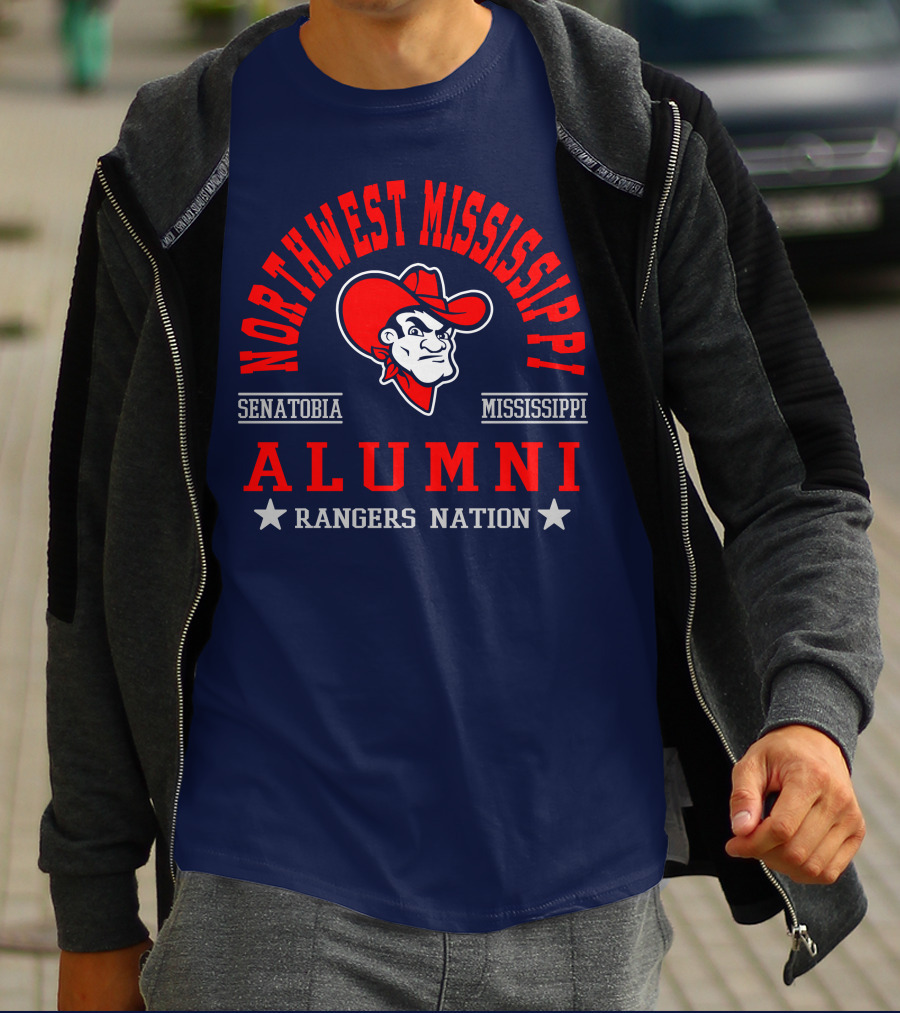 Northwest Mississippi Senatobia Alumni Rangers Nation T-Shirt