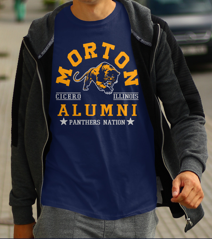 Morton College Alumni Cicero Illinois Panthers Nation T-Shirt