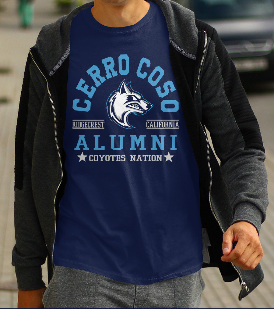 Cerro Coso Ridgecrest California Alumni Coyotes Nation T-Shirt