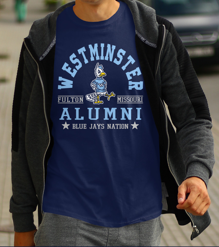 Westminster College Alumni Fulton Missouri Blue Jays Nation T-Shirt