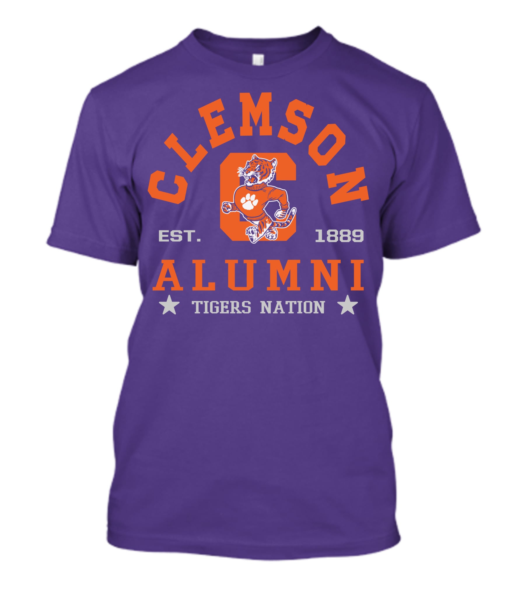 Clemson Alumni Tigers Nation Est. 1889 T-Shirt