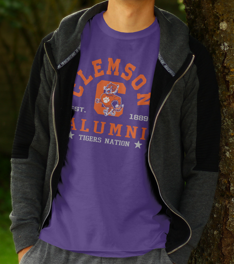 Clemson Alumni Tigers Nation Est. 1889 T-Shirt