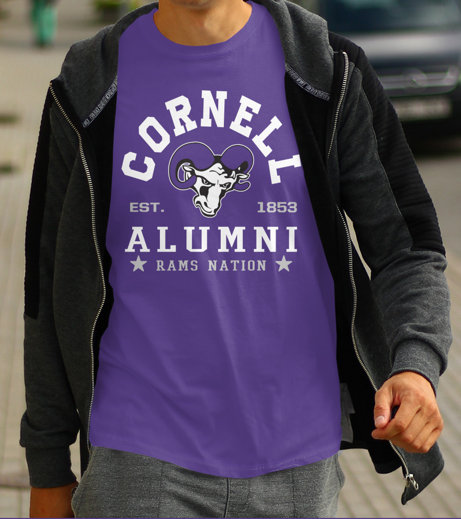 Cornell Alumni Rams Nation Est. 1853 T-Shirt