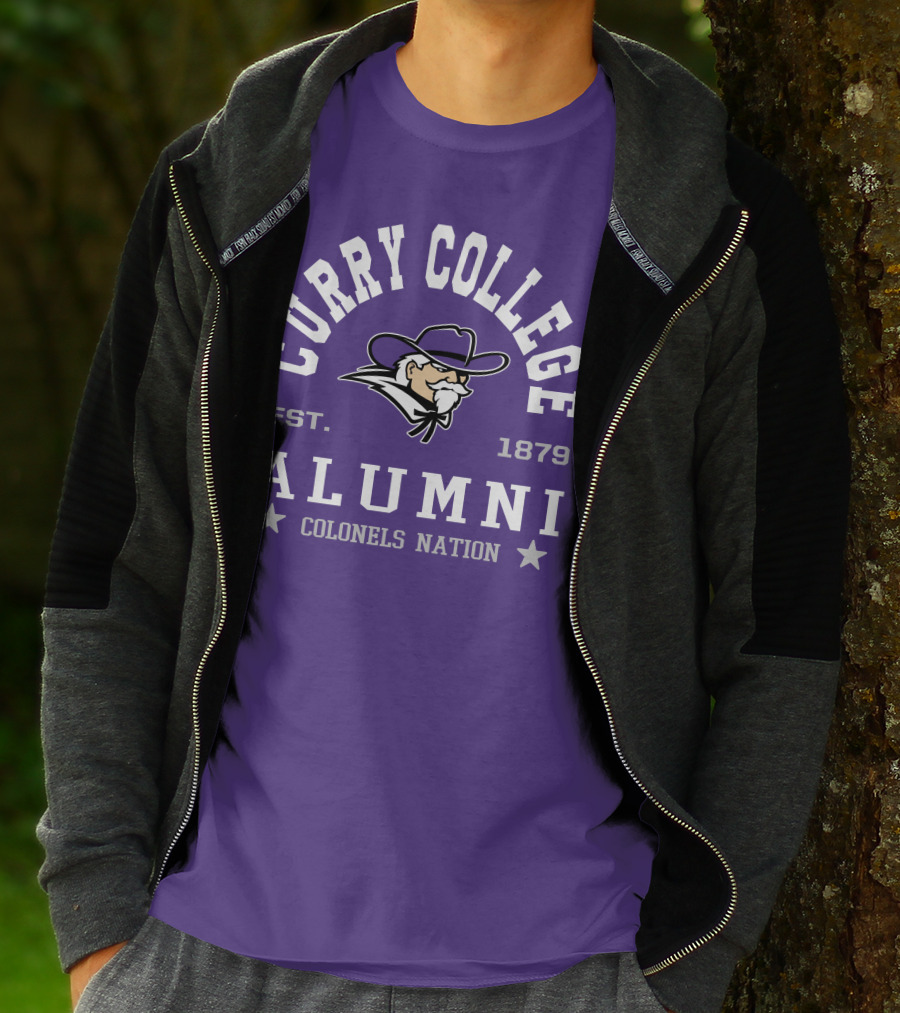 Curry College Alumni Colonels Nation Est. 1879 T-Shirt