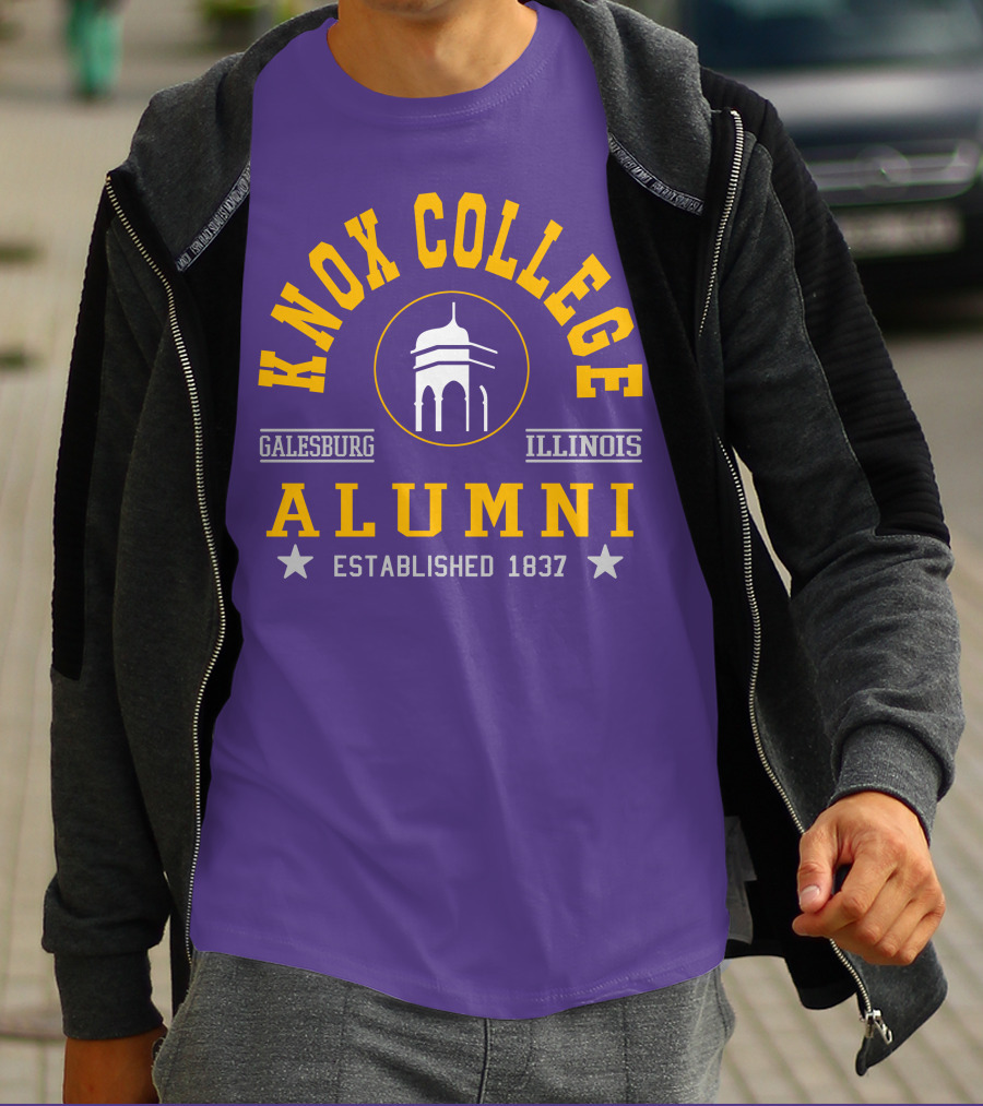 Knox College Alumni Established 1837 Galesburg Illinois T-Shirt