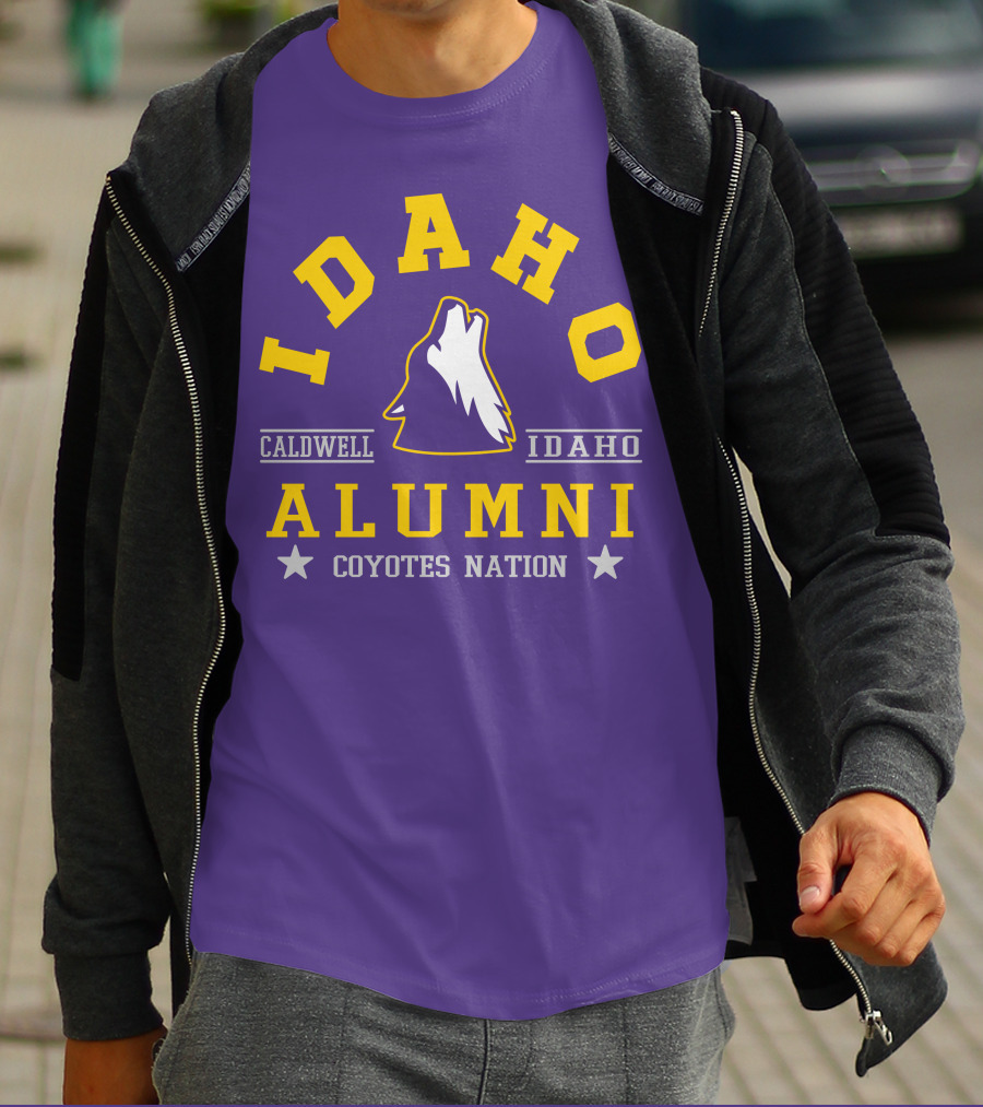 Idaho Alumni Caldwell Coyotes Nation T-Shirt