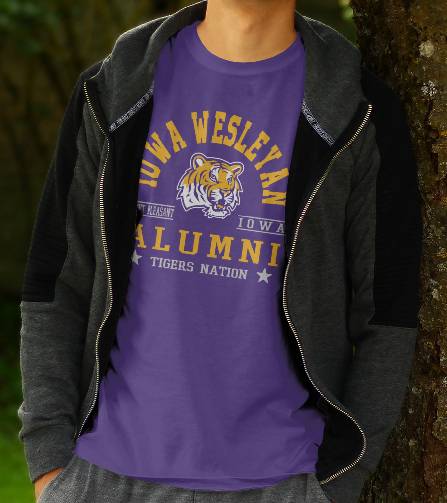 Iowa Wesleyan Alumni Tigers Nation Mount Pleasant Iowa T-Shirt