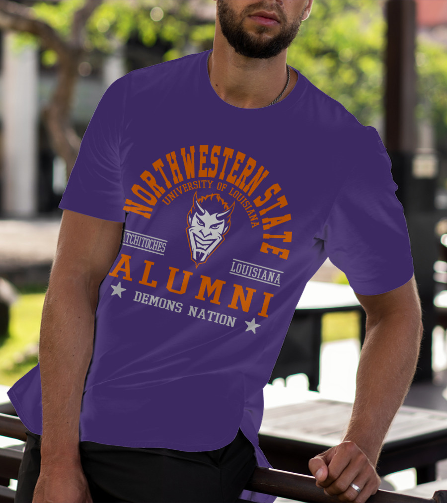Northwestern State University Of Louisiana Alumni Demons Nation Natchitoches T-Shirt