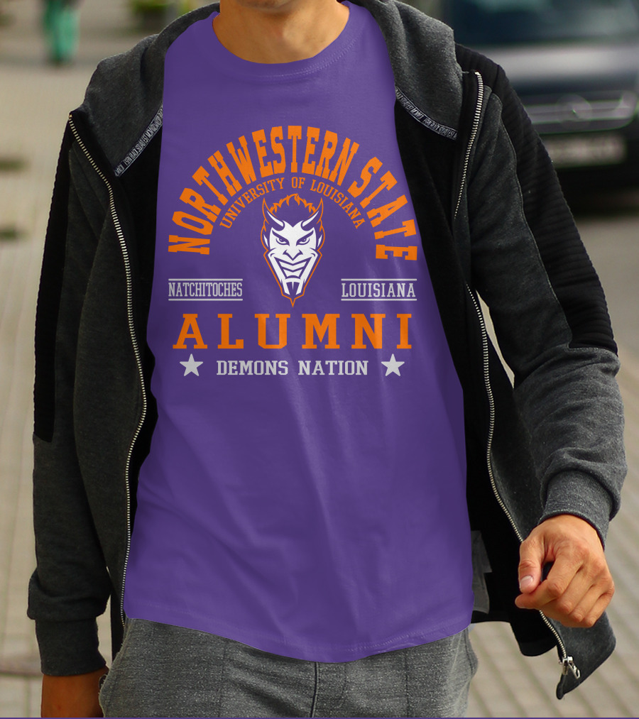 Northwestern State University Of Louisiana Alumni Demons Nation Natchitoches T-Shirt