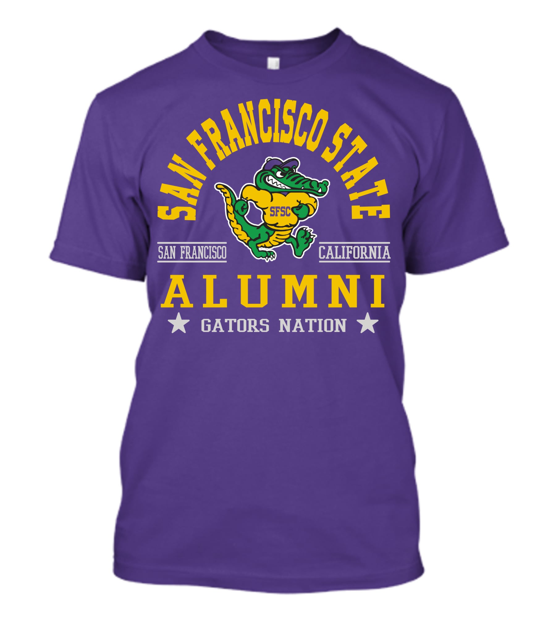 San Francisco State Alumni Gators Nation SFSC California T-Shirt