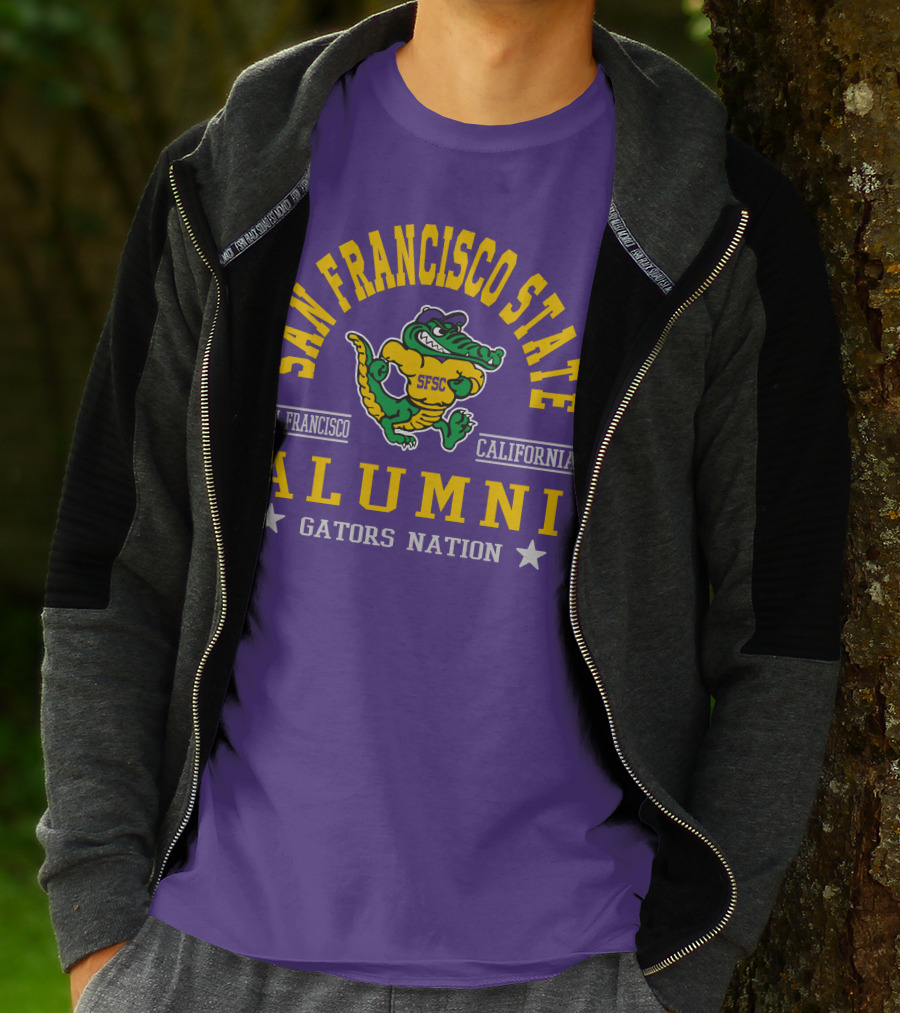 San Francisco State Alumni Gators Nation SFSC California T-Shirt