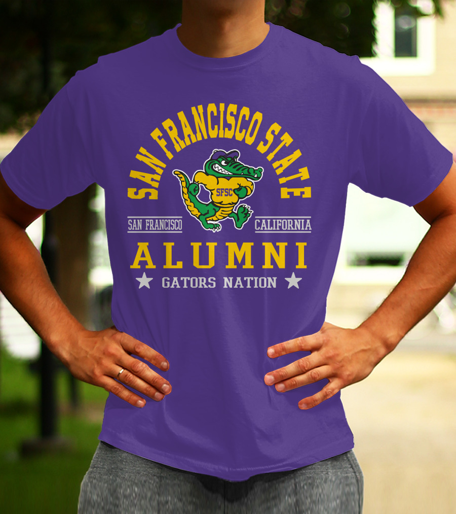 San Francisco State Alumni Gators Nation SFSC California T-Shirt