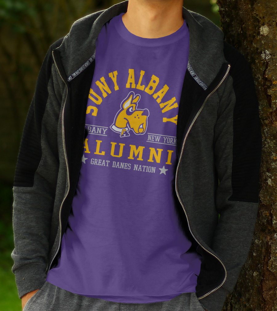 SUNY Albany Alumni Great Danes Nation New York T-Shirt