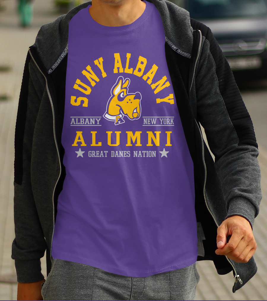 SUNY Albany Alumni Great Danes Nation New York T-Shirt