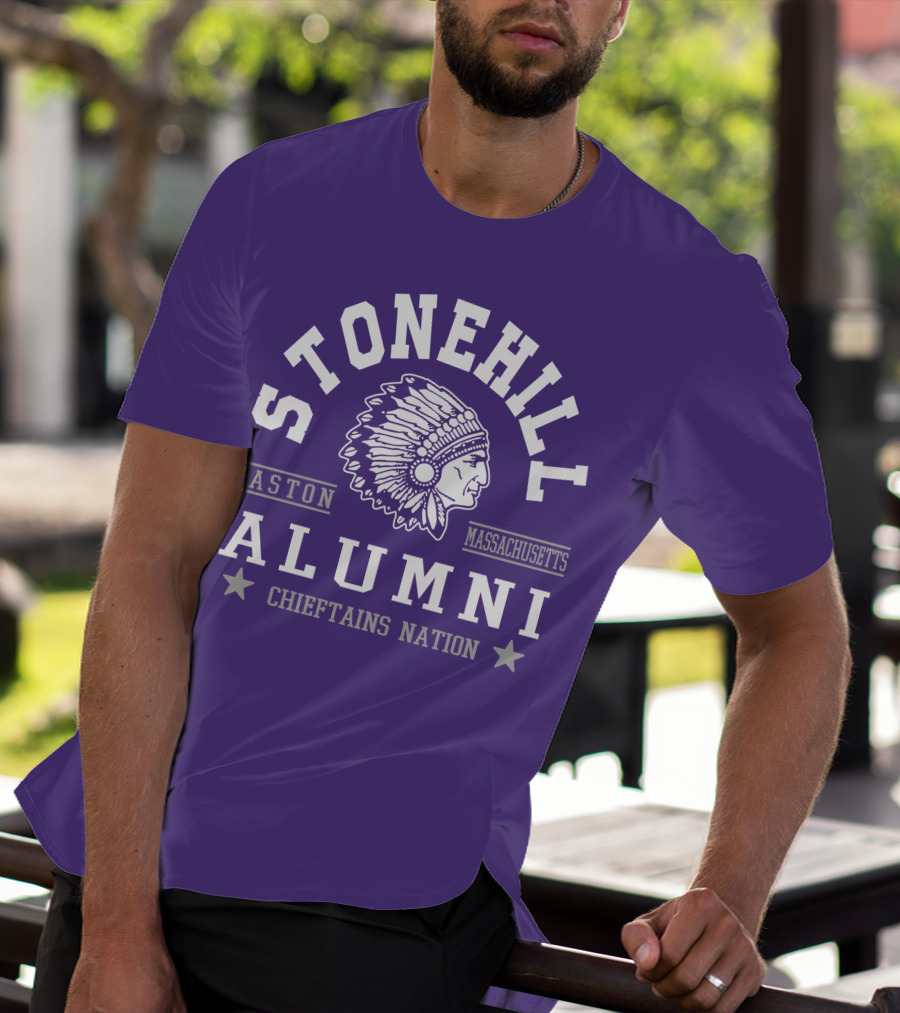 Stonehill Alumni Easton Massachusetts Chieftains Nation T-Shirt