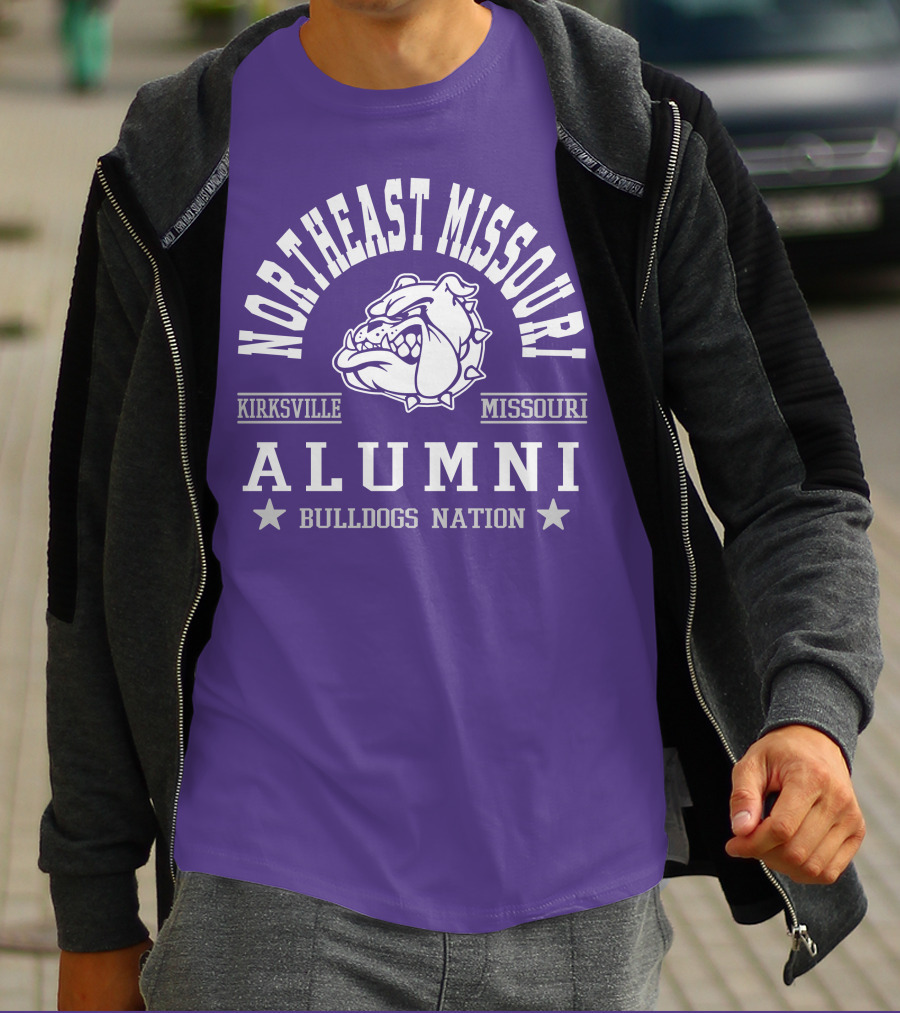 Northeast Missouri Kirksville Alumni Bulldogs Nation T-Shirt