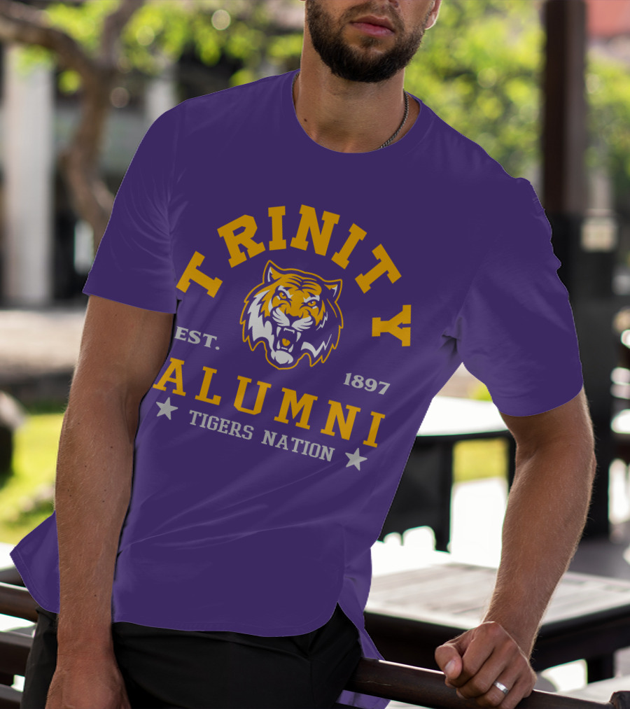 Trinity Alumni Tigers Nation Est. 1897 T-Shirt