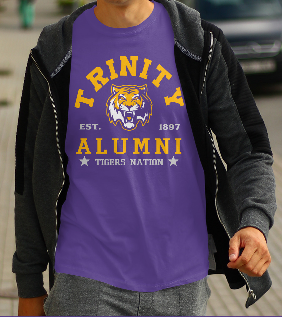 Trinity Alumni Tigers Nation Est. 1897 T-Shirt