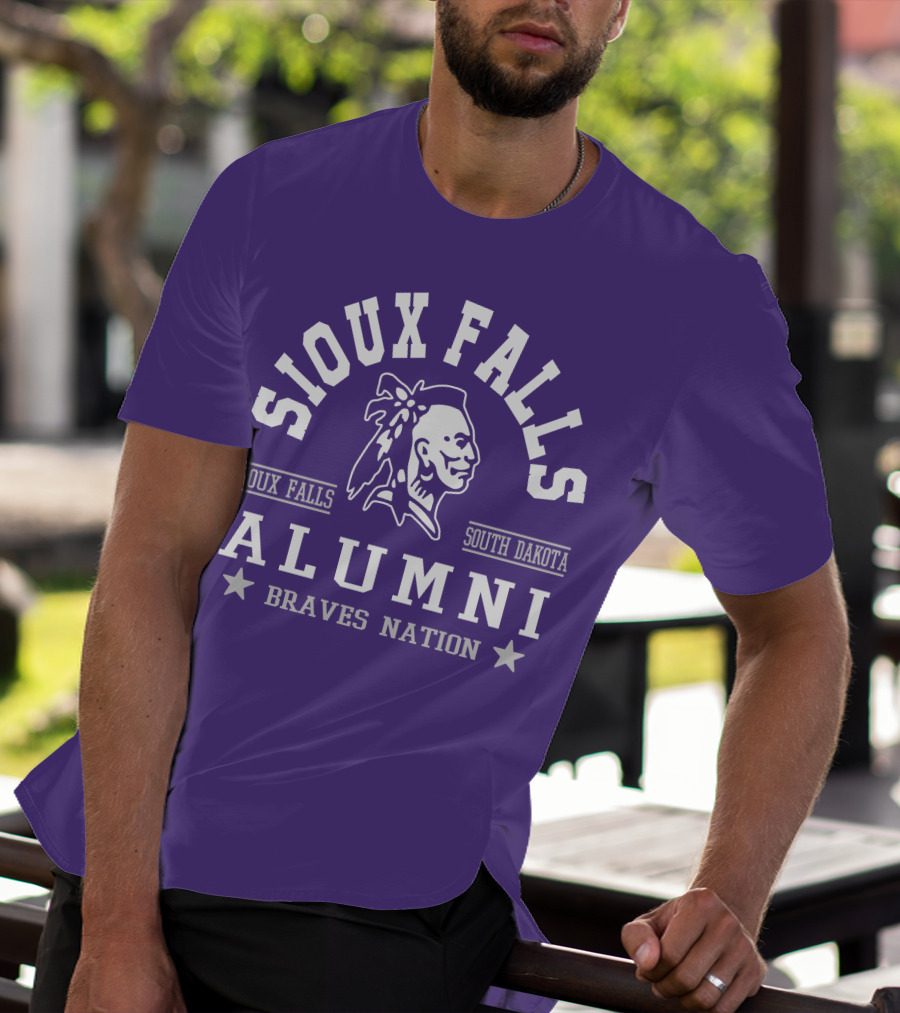 Sioux Falls South Dakota Alumni Braves Nation T-Shirt