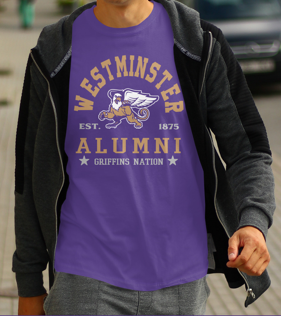 Westminster College Alumni Griffins Nation Est. 1875 T-Shirt