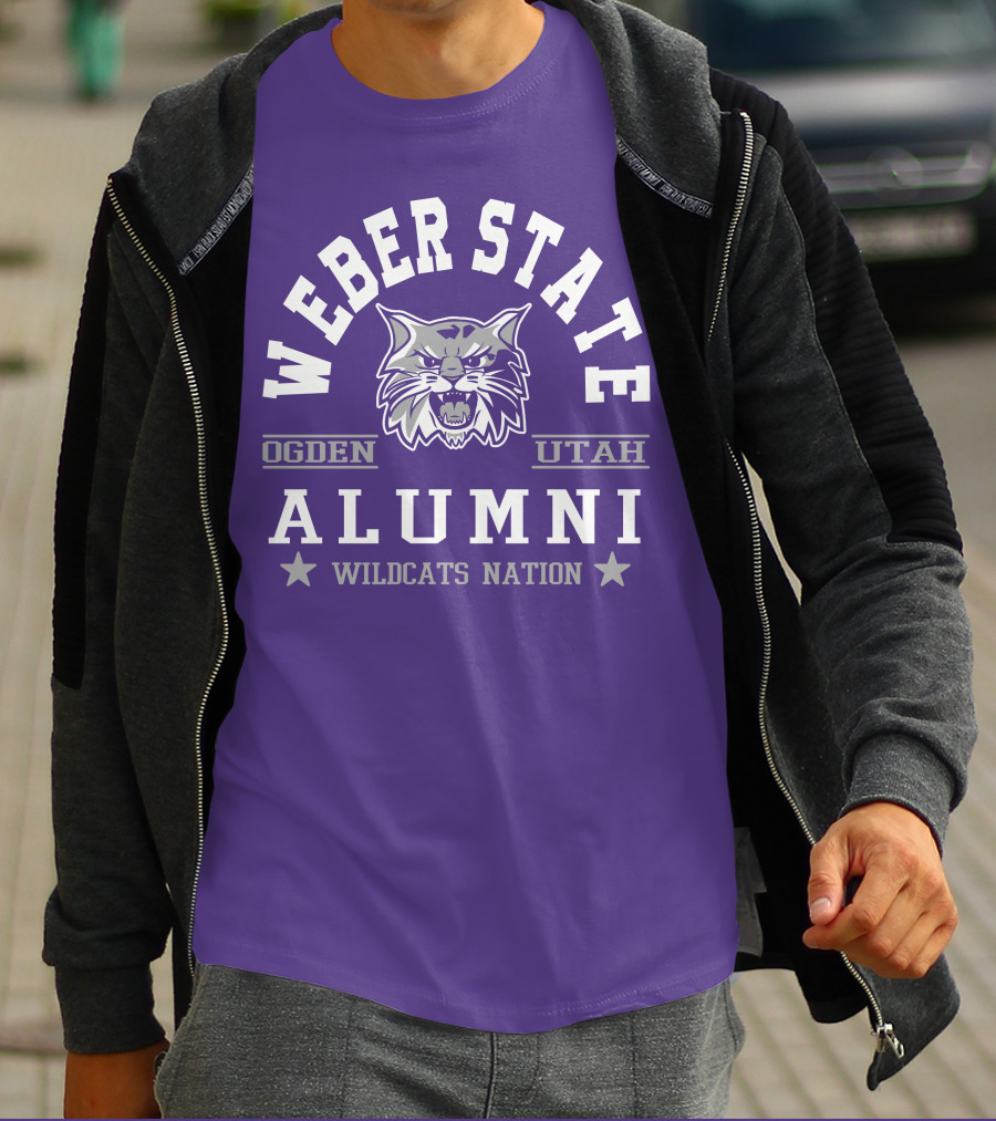 Weber State Alumni Wildcats Nation Ogden Utah T-Shirt