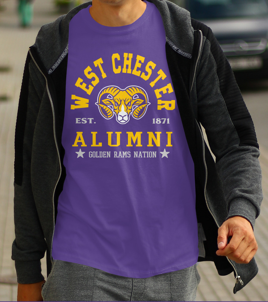 West Chester Alumni Est. 1871 Golden Rams Nation T-Shirt