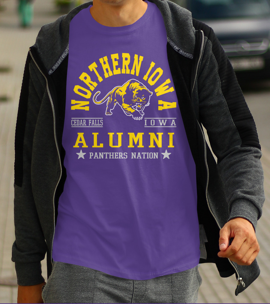 Northern Iowa Cedar Falls Alumni Panthers Nation T-Shirt