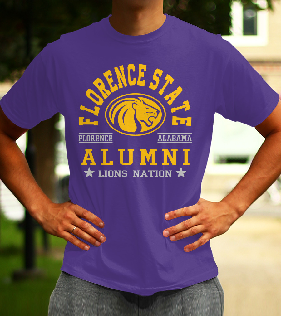 Florence State Alumni Lions Nation Florence Alabama T-Shirt