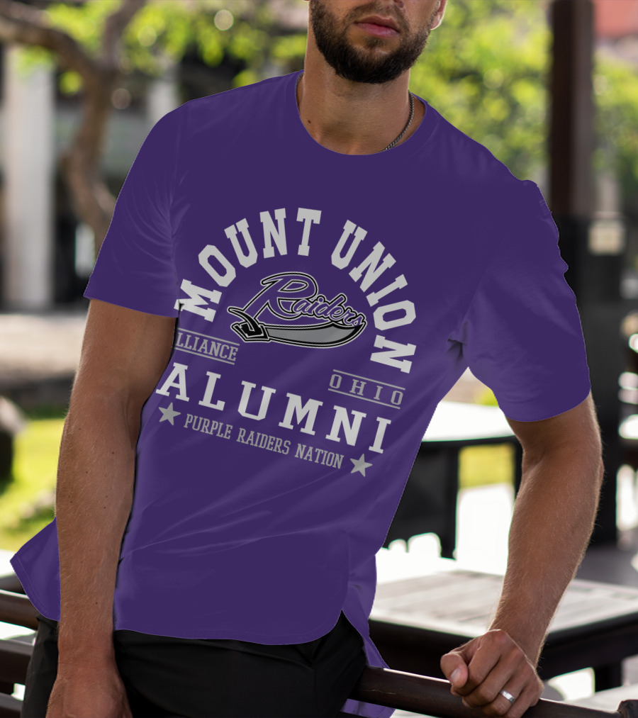 Mount Union Alliance Ohio Alumni Purple Raiders Nation T-Shirt