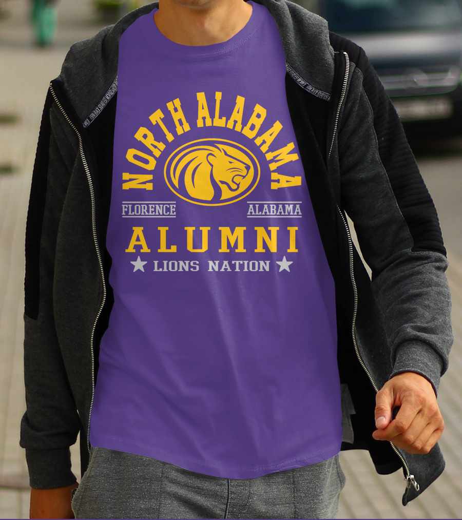 North Alabama Alumni Lions Nation Florence Alabama T-Shirt