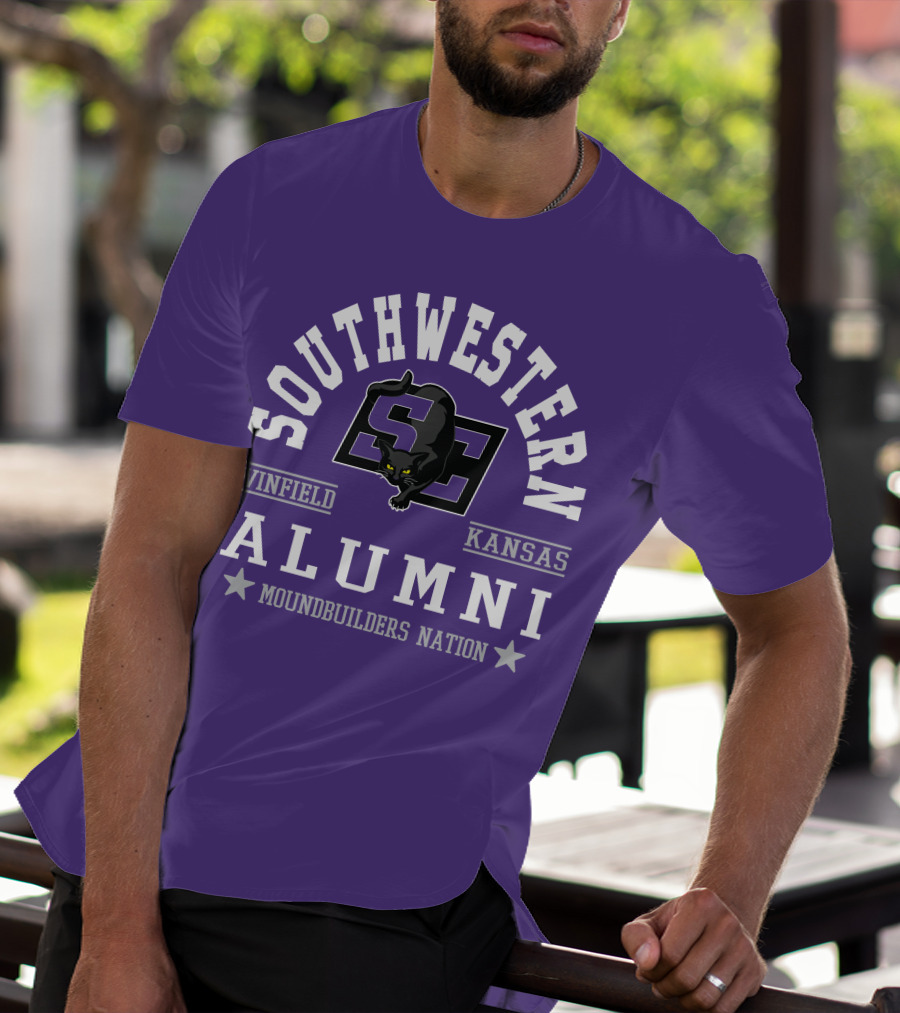 Southwestern Winfield Kansas Alumni Moundbuilders Nation T-Shirt